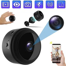 AVOIHS Wifi Wireless 1080p HD Spy Hidden Live View Camera Builtin Battery Night Vision Security Camera image 1