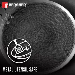 bergner Hi-Tech Prism Concave Roti Stainless steel Tawa 26 cm diameter image 5
