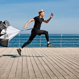 fitcozi Single Large Training Resistance Speed Parachute Hoop Set image 2