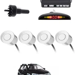 zplus 4White Parking Sensor With LED Display Increased Safety For Car-97 Safety of Passengers/Car One Alarm Kit-1614 Parking Sensor-picture-21