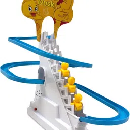 funbazaar Automatic Duckling Race Track Toy with Music and LED Lights (Battery Operated) image 4