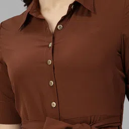 aayu Women Shirt Multicolor Midi/Calf Length Dress image 5