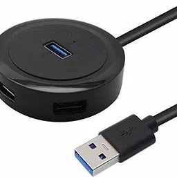 Smacc Xl-9032 4-Port USB 3.0 Hub with Long Cable 1.2m Round Header Superspeed Data Hub High Speed Compatible for Laptop, PC, Notebook, Tablet, Mobile, Pendrive etc USB Hub-picture-15