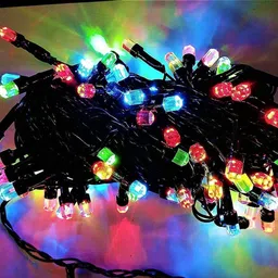 mumu 42 LEDs 12 m Multicolor Steady Bulb Rice Lights image 4