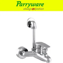 parryware Primo Wall Mixer with Overhead Shower Provision Bathroom set of 3 pic 212 Wall Mixer with Overhead Shower Provision Wall Mixer Faucet image 5