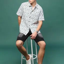 TIGER SNAKE Men Comfort Printed Casual Regular Fit Shirt image 3