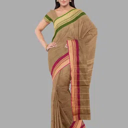 The Chennai Silks Zari Pure Cotton Kovai Saree-image-42