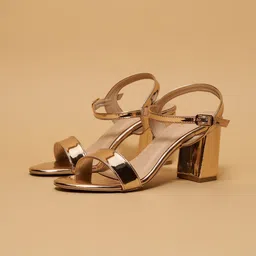 ERIDANI Party Block Sandals with Buckles image 1
