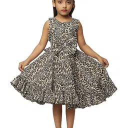 Wow Princess Baby Girls Casual Knee Length Kids Dress Frock-picture-25