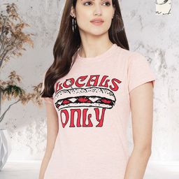Metronaut Women Typography 2 Wonder Woman Printed Applique T-shirt-picture-12