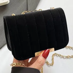 StyleCast x Revolte PU Structured Sling Bag with Applique image 4