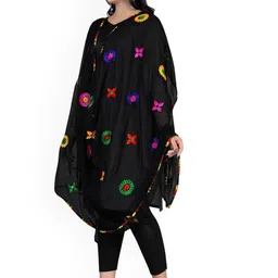 Kemza Selection Of 2 Phulkari & Floral Embroidery Chiffon Dupattas image 5