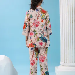 SANSKRUTIHOMES Girls Printed Night suit image 4