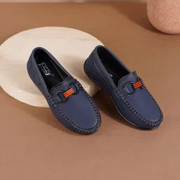 SHOESFORJUNIORS Boys Round Toe Slip-On Loafers-picture-32