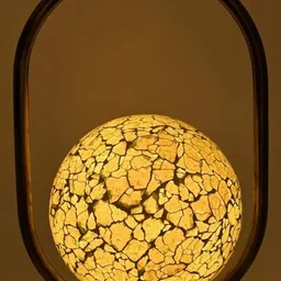 1ST TIME Grey Glass Cylinder Table Lamps image 2