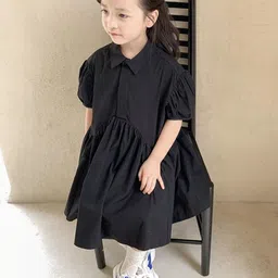 LULU & SKY Girls Shirt Collar Dress-picture-19