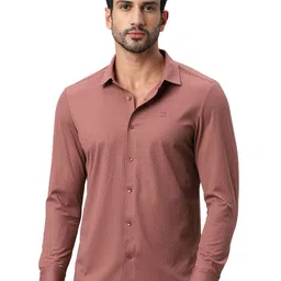 Hektor Self Design Spread Collar Comfort Shirt-picture-20