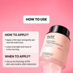 belif Super Knights - Regenerating Mask With 2 Napiers Formula-75 ml image 2