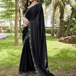 Lookmark Embellished Beads and Stones Saree image 5
