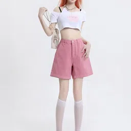 KPOP Women High-Rise Shorts image 3
