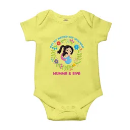 THE PRINT PLATTER Infants Printed Cotton Ultra Bio Wash Bodysuit with Envelope Neck-image-85