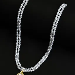 DressBerry White Gold-Plated Artificial Stones Studded Necklace-picture-38