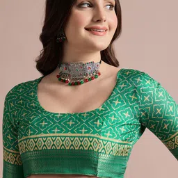 all about you Ethnic Motifs Zari Sungudi Saree image 3