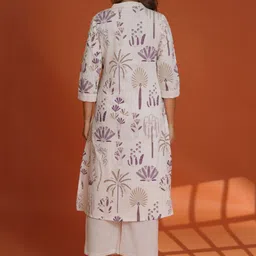 KALINI Women Ethnic Motifs Printed Regular Kurta with Trousers image 5