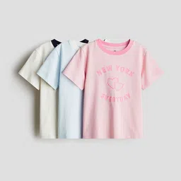 H&M 3-Pack Printed Jersey Tops-picture-16