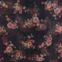 DESH BIDESH Floral Organza Saree image 4