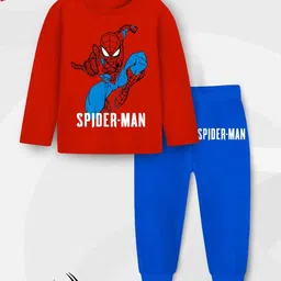 Marvel by Miss and Chief Boys Printed T-shirt with Pyjamas image 5