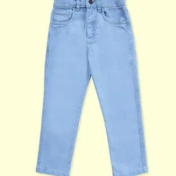 KiddoPanti Boys Pack of 2 Comfort Regular Fit Mid-Rise Stretchable Jeans image 5