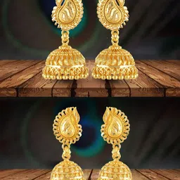 VIVASTRI Women Gold-Plated Alloy Earrings-picture-25