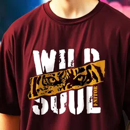 THE BEETEL HOUSE Men Graphic Printed Cotton Oversized T-shirt image 2