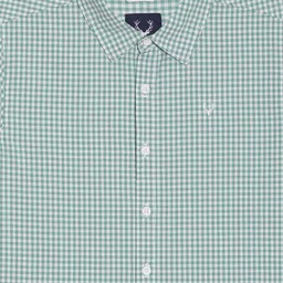 Allen Solly Junior Boys Gingham Checks Checked Casual Shirt image 4