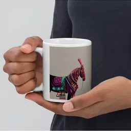 Mr UVD White Ceramic Cup image 4