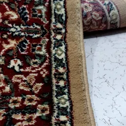 Carpet Decore Brown Ethnic Motifs Printed Water Resistant Carpet image 2