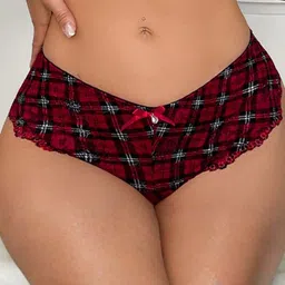 Secret Lives Women Printed Mid-Rise Thong Briefs-image-27