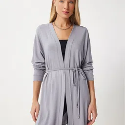 Happiness istanbul Women Long Sleeves Cardigan-image-88