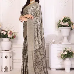 KALINI Women Abstract Printed Tussar Saree-picture-28