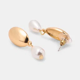 Forever Glam by Pantaloons Oval Drop Earrings image 2