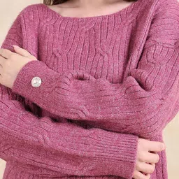 RAREISM Women Cable Knit Pullover image 2