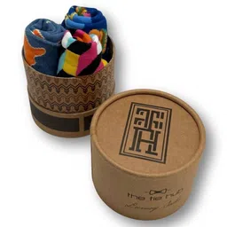 The Tie Hub Unisex Pack of 3 Patterned Pure Cotton Ankle Length Socks image 2