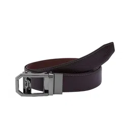 Alvaro Castagnino Men Textured Leather Formal Belt image 4