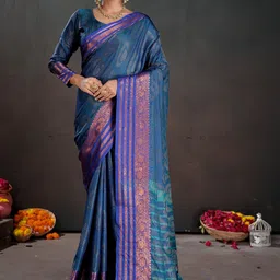 Mitera Woven Design Zari Banarasi Saree-picture-29