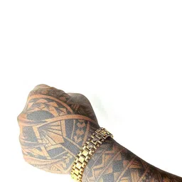 Dynamic Retail Global Gold-Plated Stainless Steel Bracelet image 2