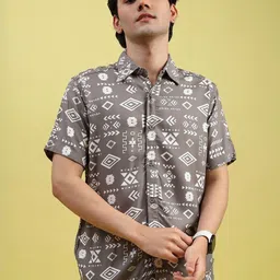 V-Mart Men Floral Printed Casual Shirt-picture-18