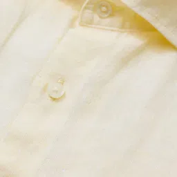 Snitch Men Solid Spread Collar Linen Formal Shirt image 4