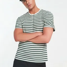mack jonney VIMAL JONNEY Men Striped Monochrome Pockets T-shirt-picture-21