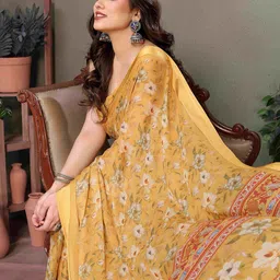 CATCHY FOREVER Silk Blend Designer Saree image 5